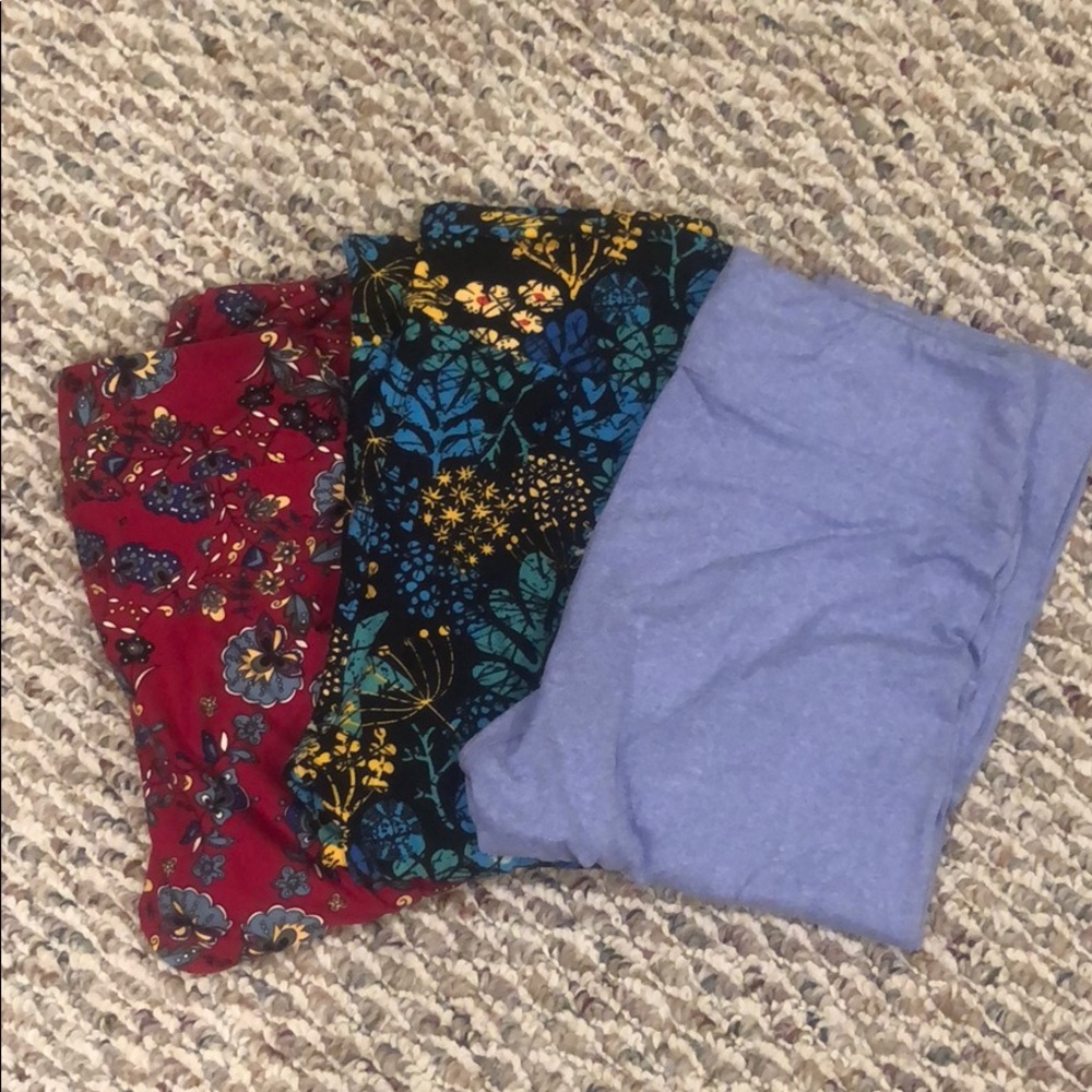 Luluroe leggings - 3 pairs